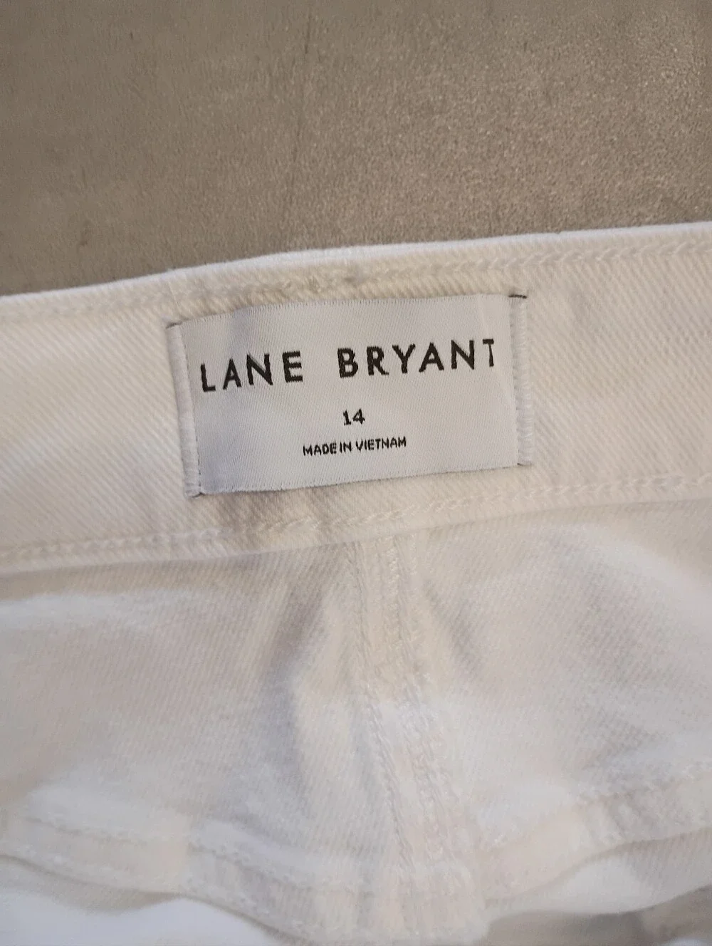 Lane Bryant's White Maxi Denim Skirt